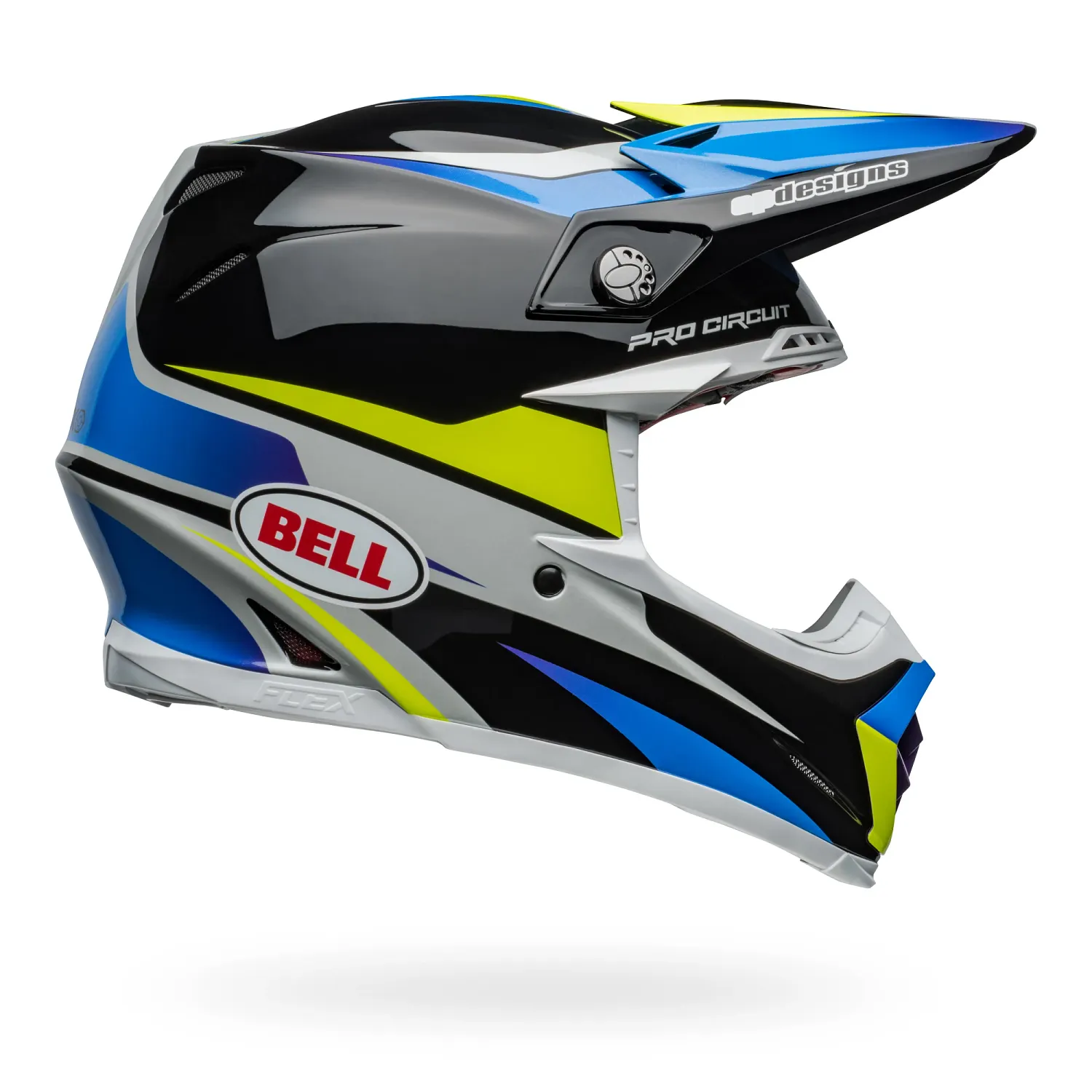PS MOTO-9S FLEX PC 24 BK/BL XL