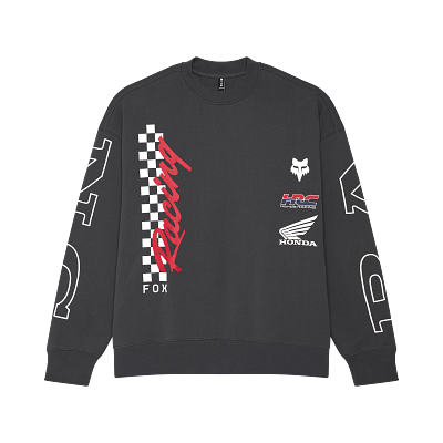 HONDA OVERSIZED FLEECE CREW [DRK SHDW] S