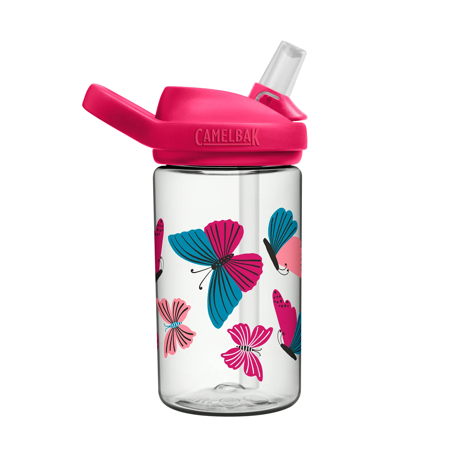 eddy+ Kids 14oz, Colorblock Butterflies