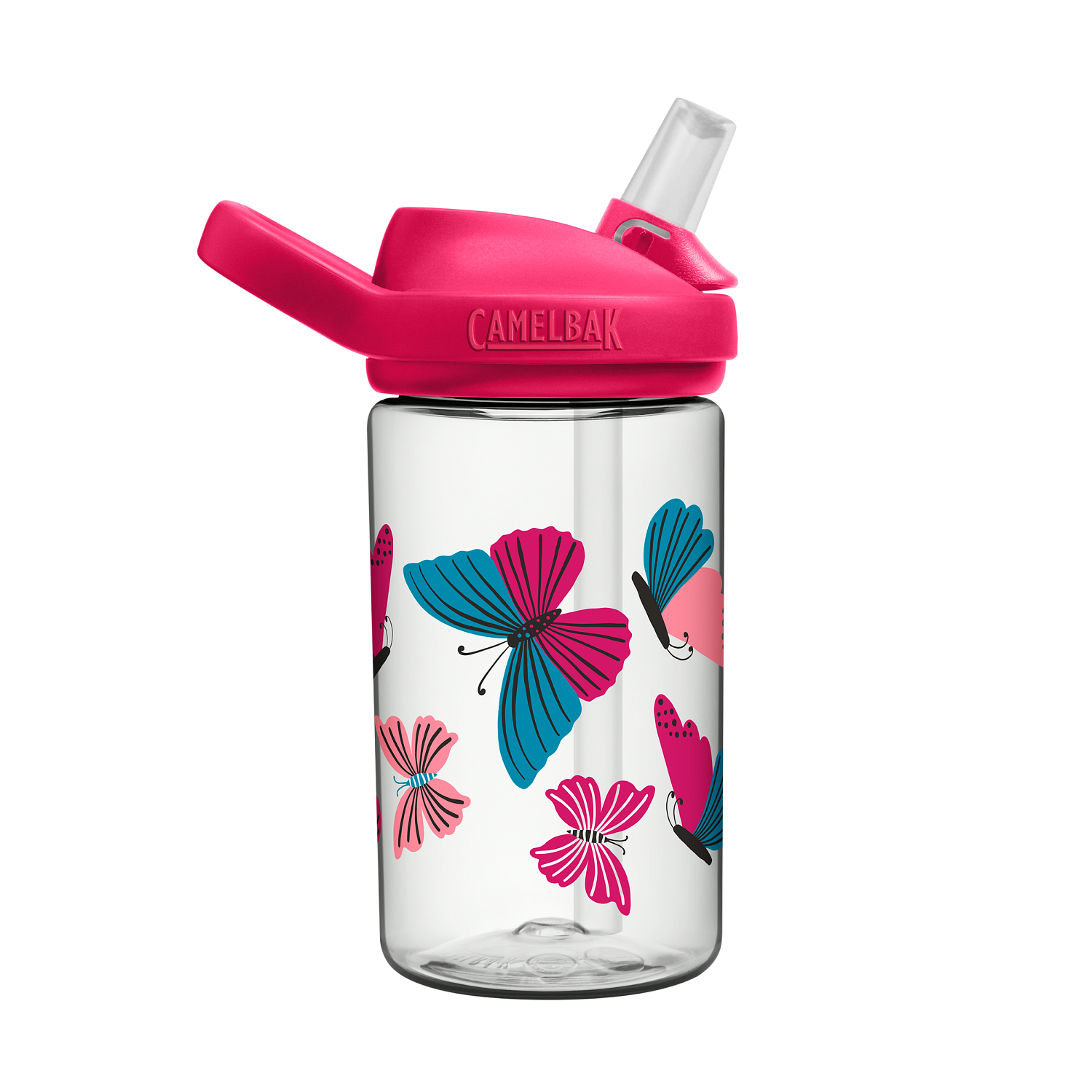 eddy+ Kids 14oz, Colorblock Butterflies