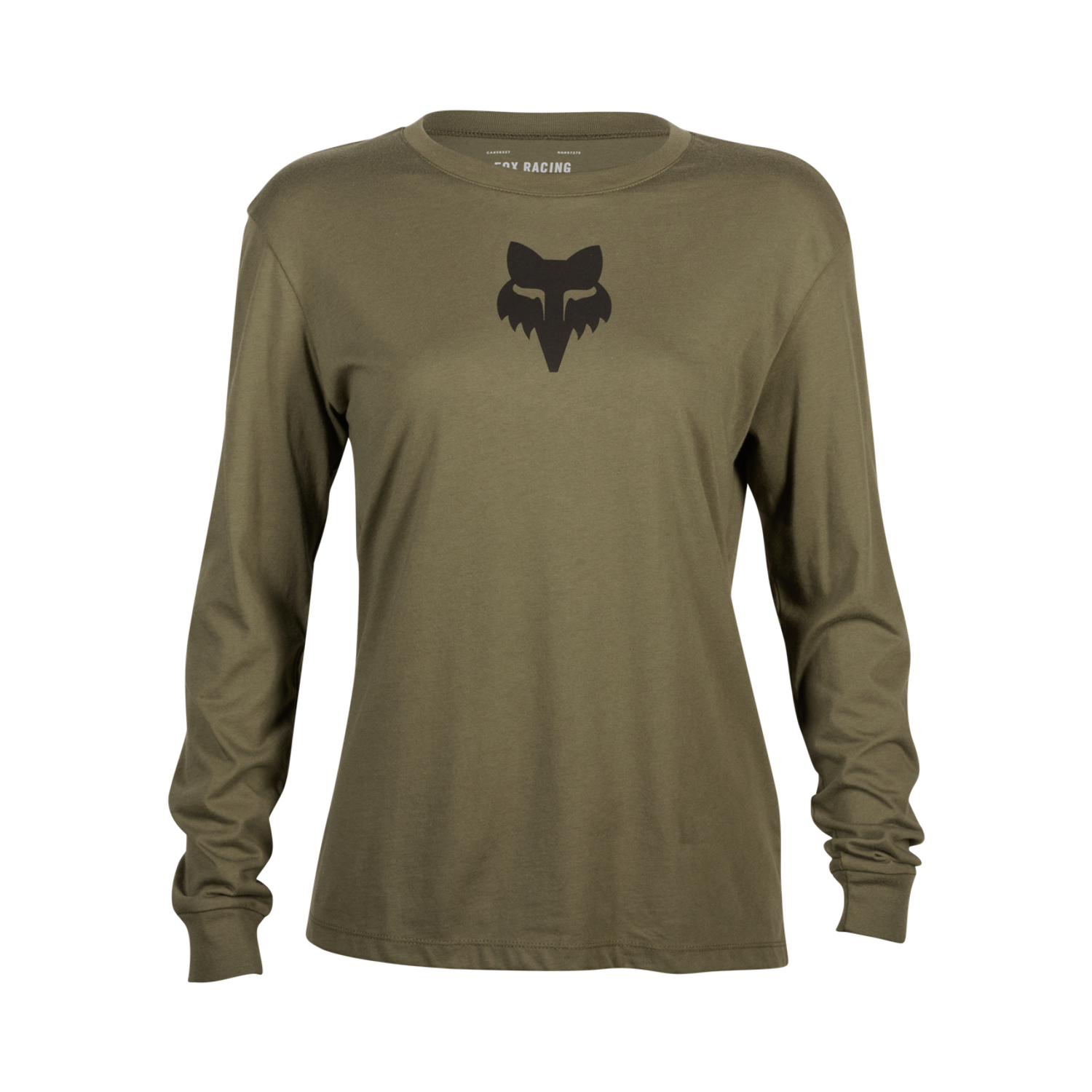 Womens Fox Head Long Sleeve Basic Tee