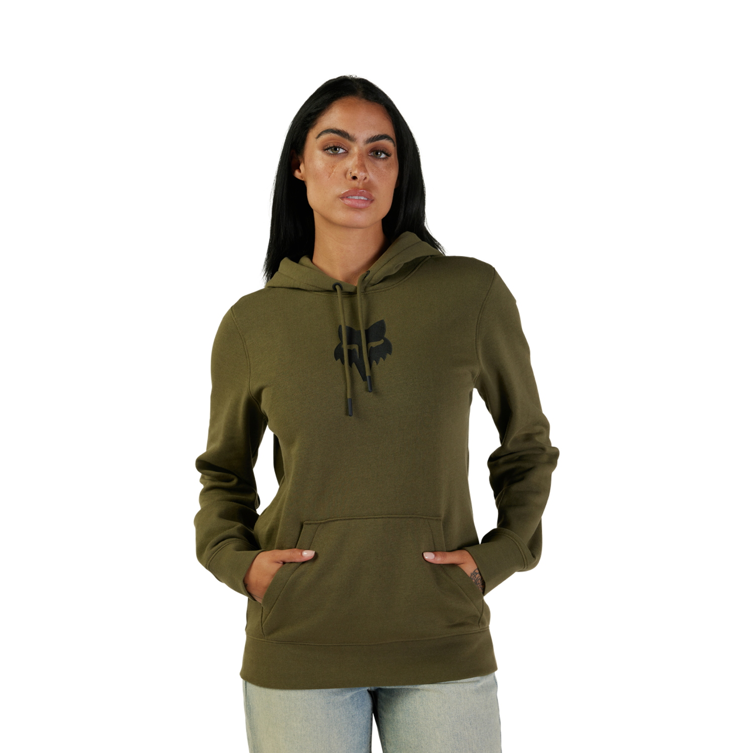 Sudadera con Capucha Fox Head para Mujer