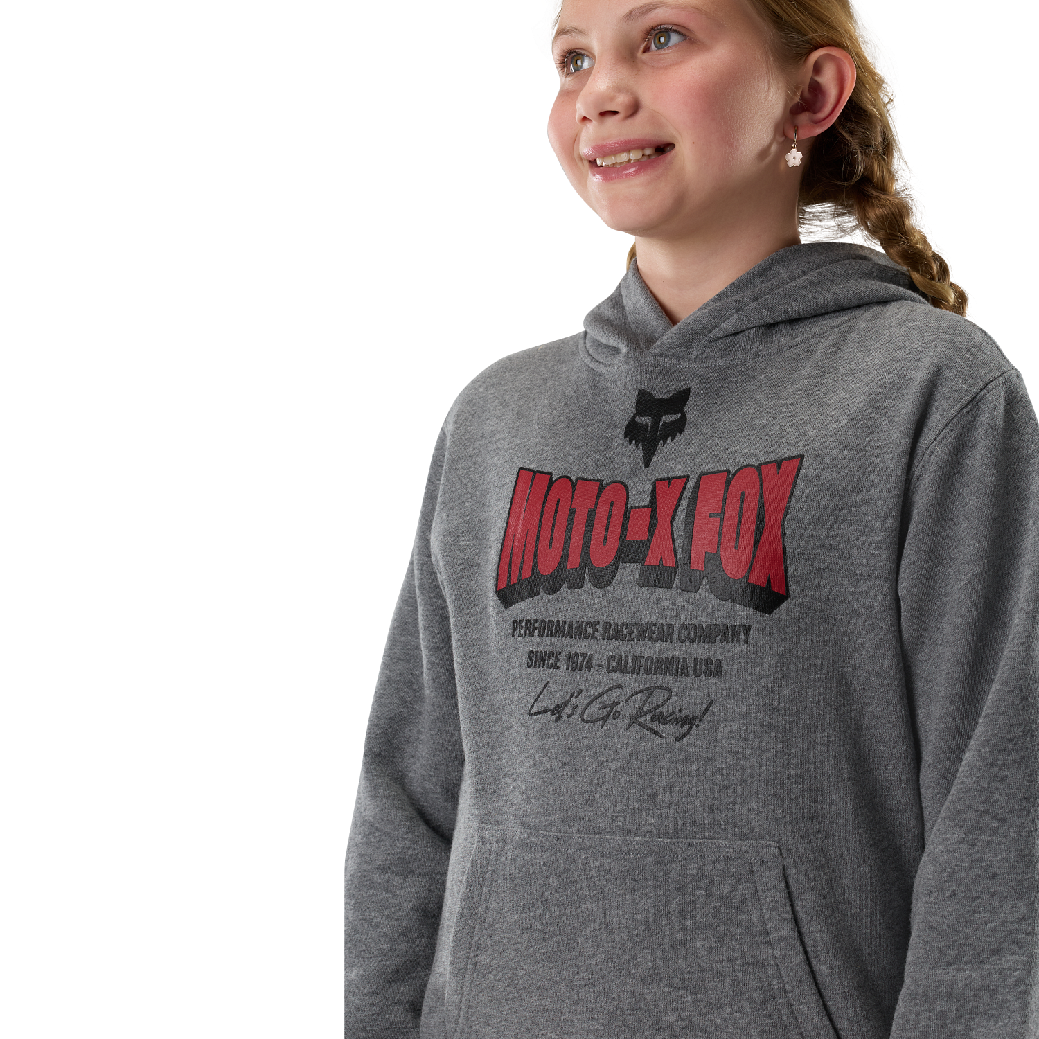 Youth Go Race Fleece Pullover Hoodie
