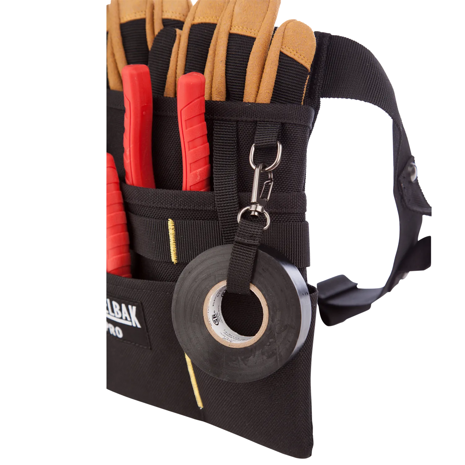 5H 17oz 4-Pocket Tool Belt, Black