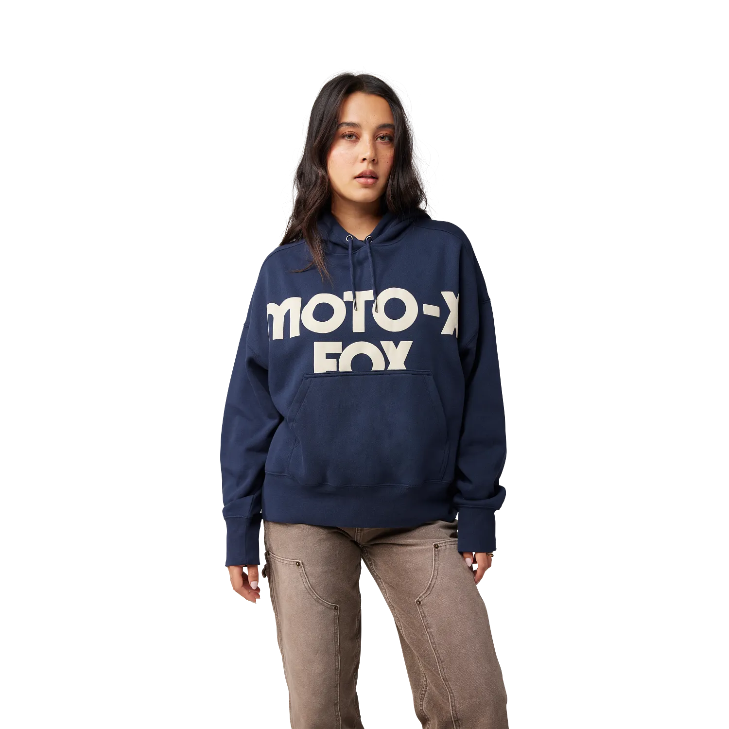 Pulloverhoodie Moto-X Oversized - Dames