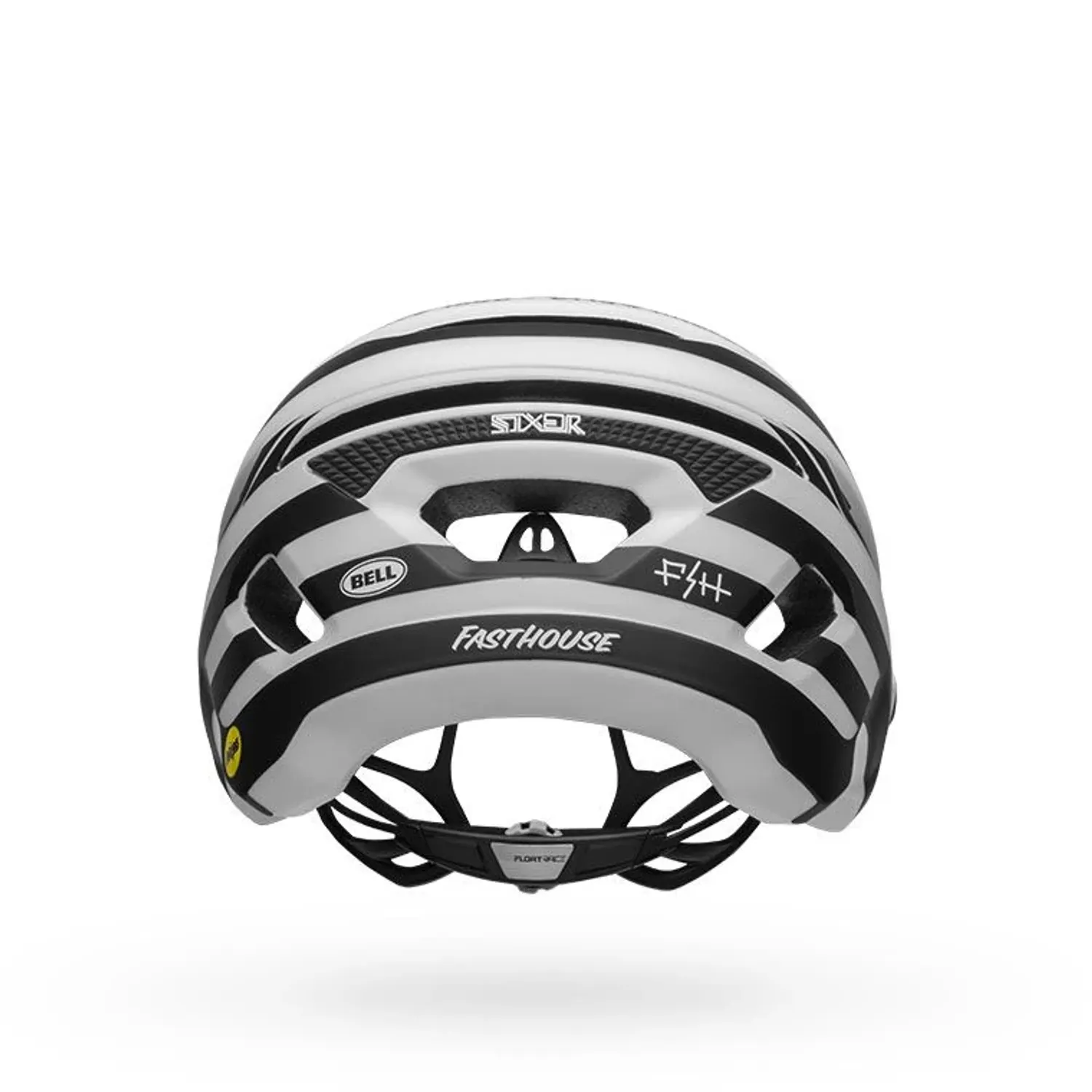 BS SIXER MIPS MAT WHT/BLK FHOUSE S 19 US