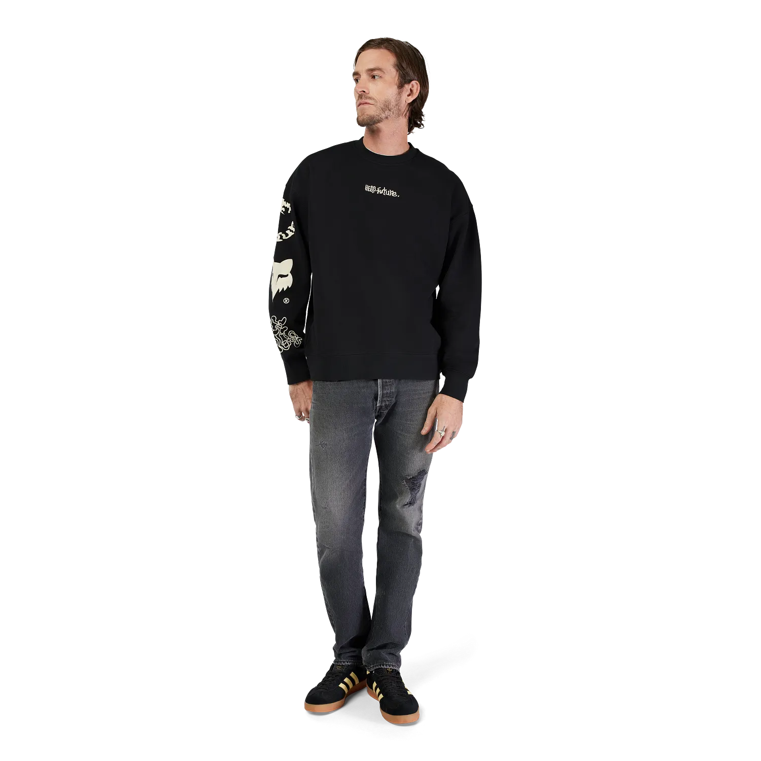 Moletom extragrande Hello Future