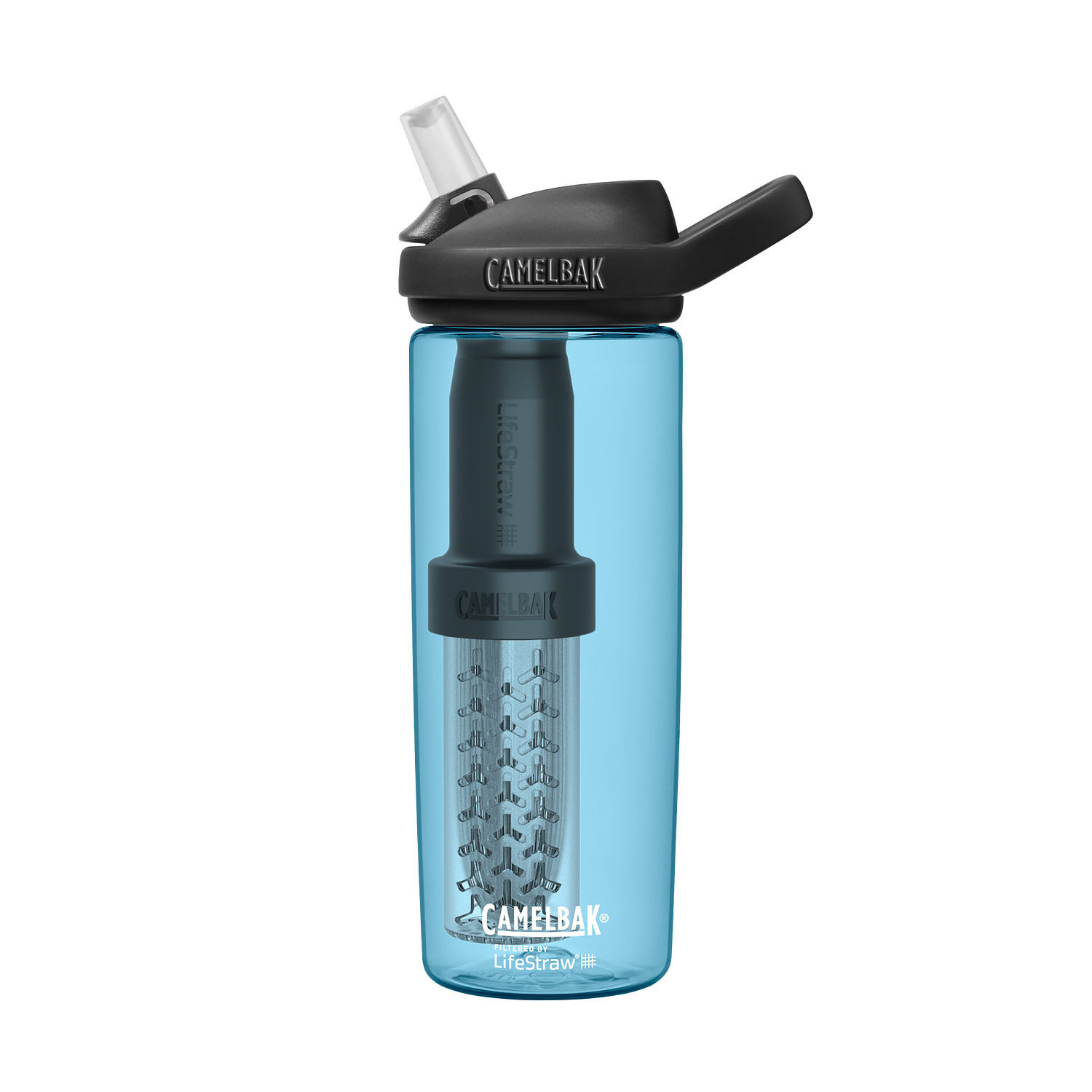 eddy+ 20oz, filtered by LifeStraw, True Blue