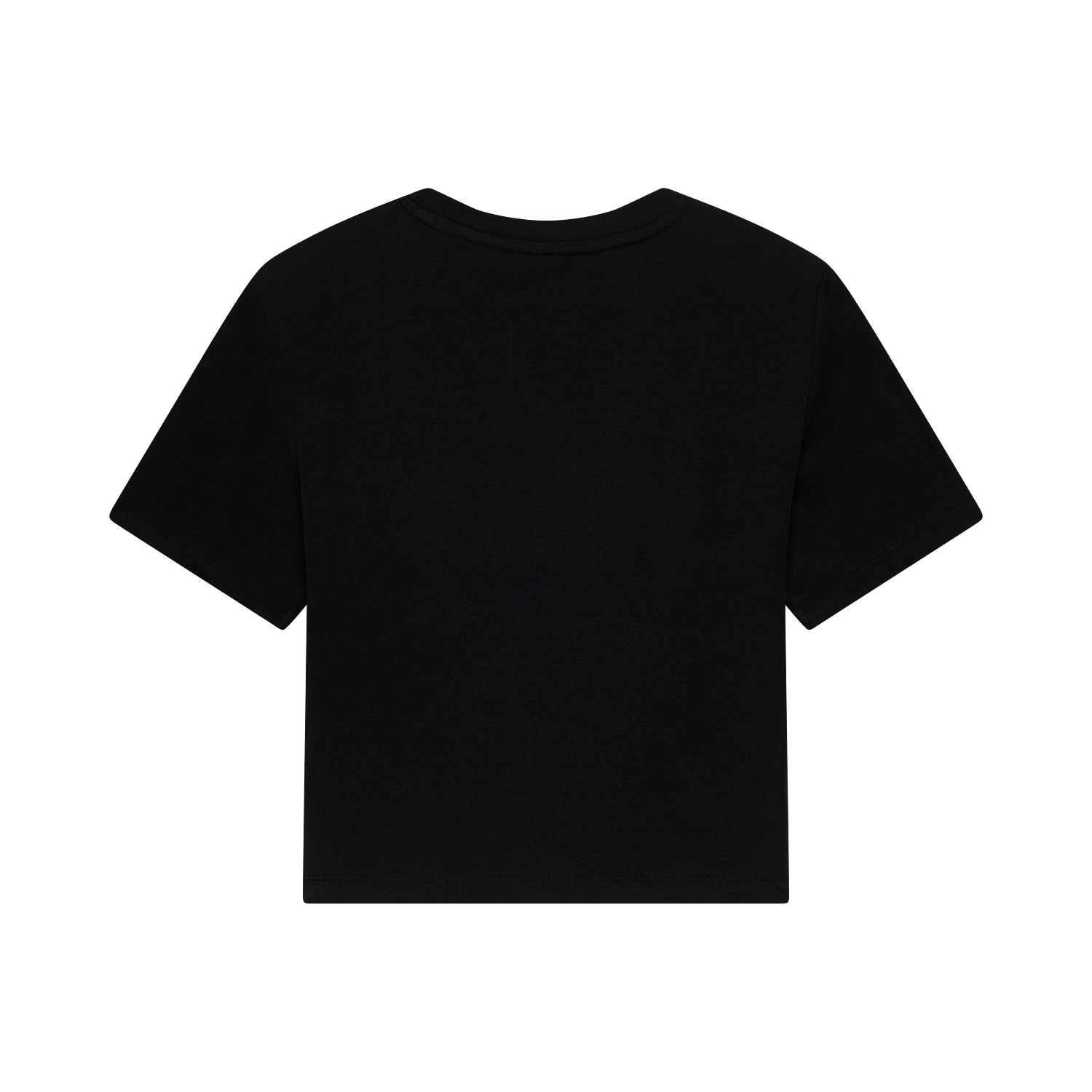 Womens Fox Head Rib Baby Tee