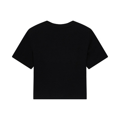 W FOX HEAD RIB  BABY TEE [BLK] S