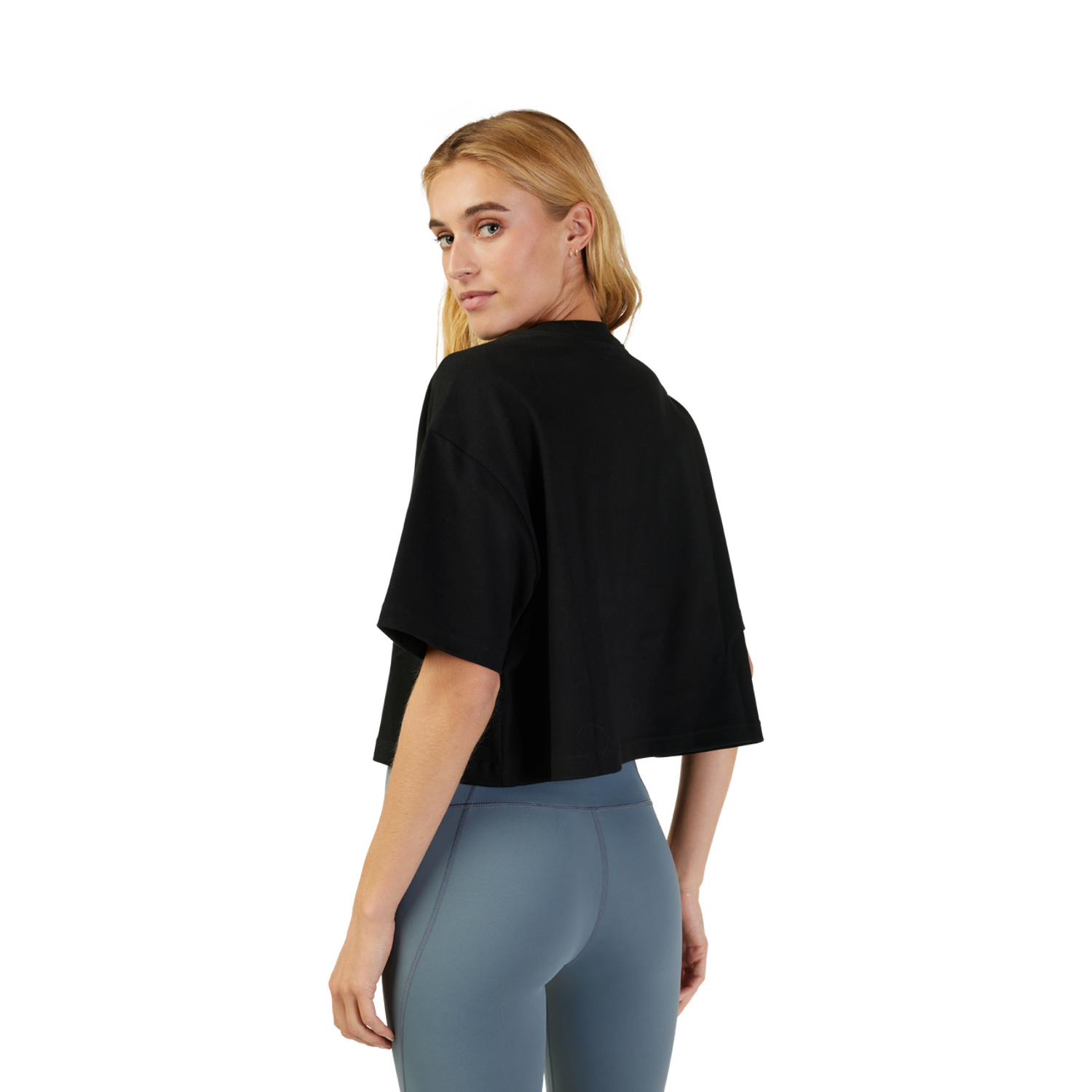 Womens Wordmark Premium Crop Tee