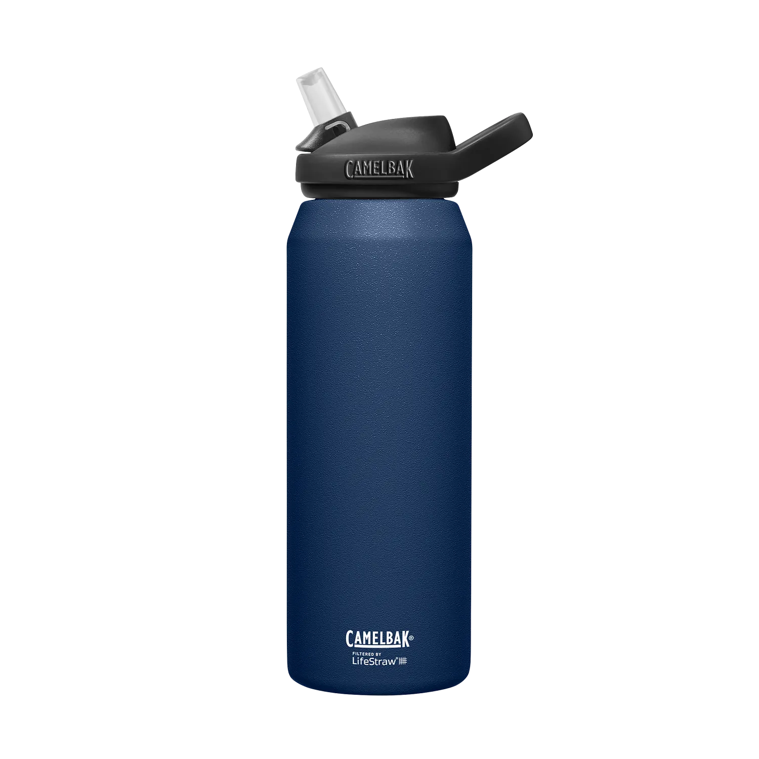 eddy+ 32oz SST Vacuum Insulated, filtered by LifeStraw, Navy