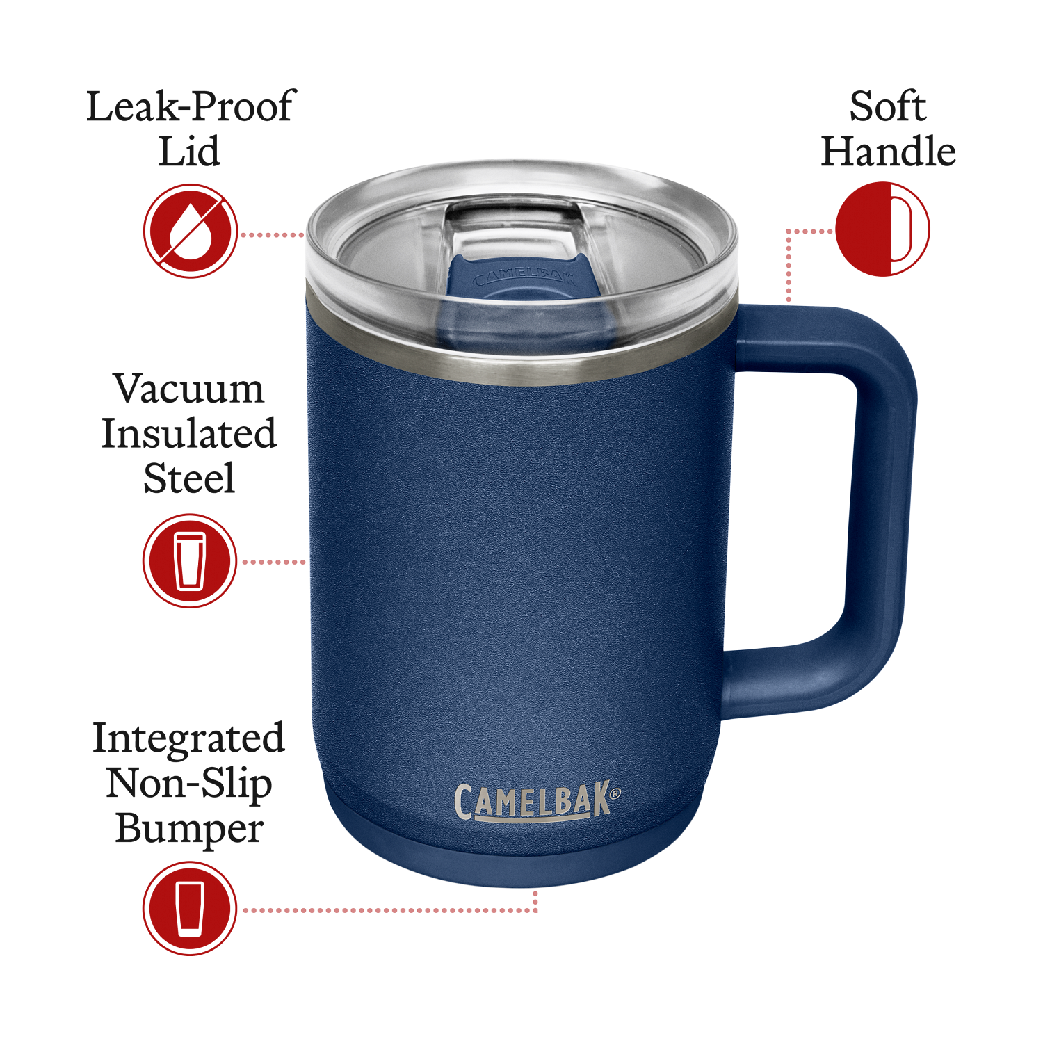 THRIVE MUG, VSS 16OZ, [NVY] OS