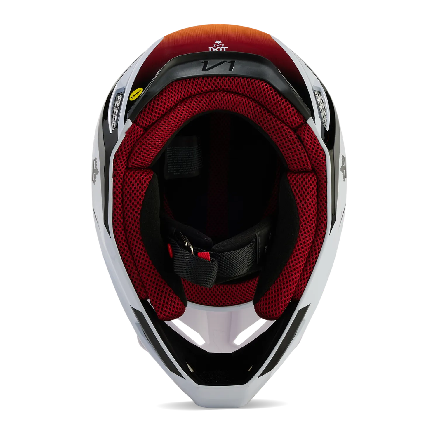 YTH V1 FLORA HELMET [WHT/BLK] YS