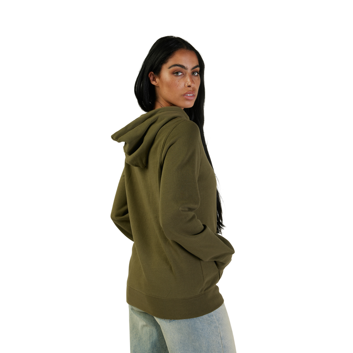 Sudadera con Capucha Fox Head para Mujer