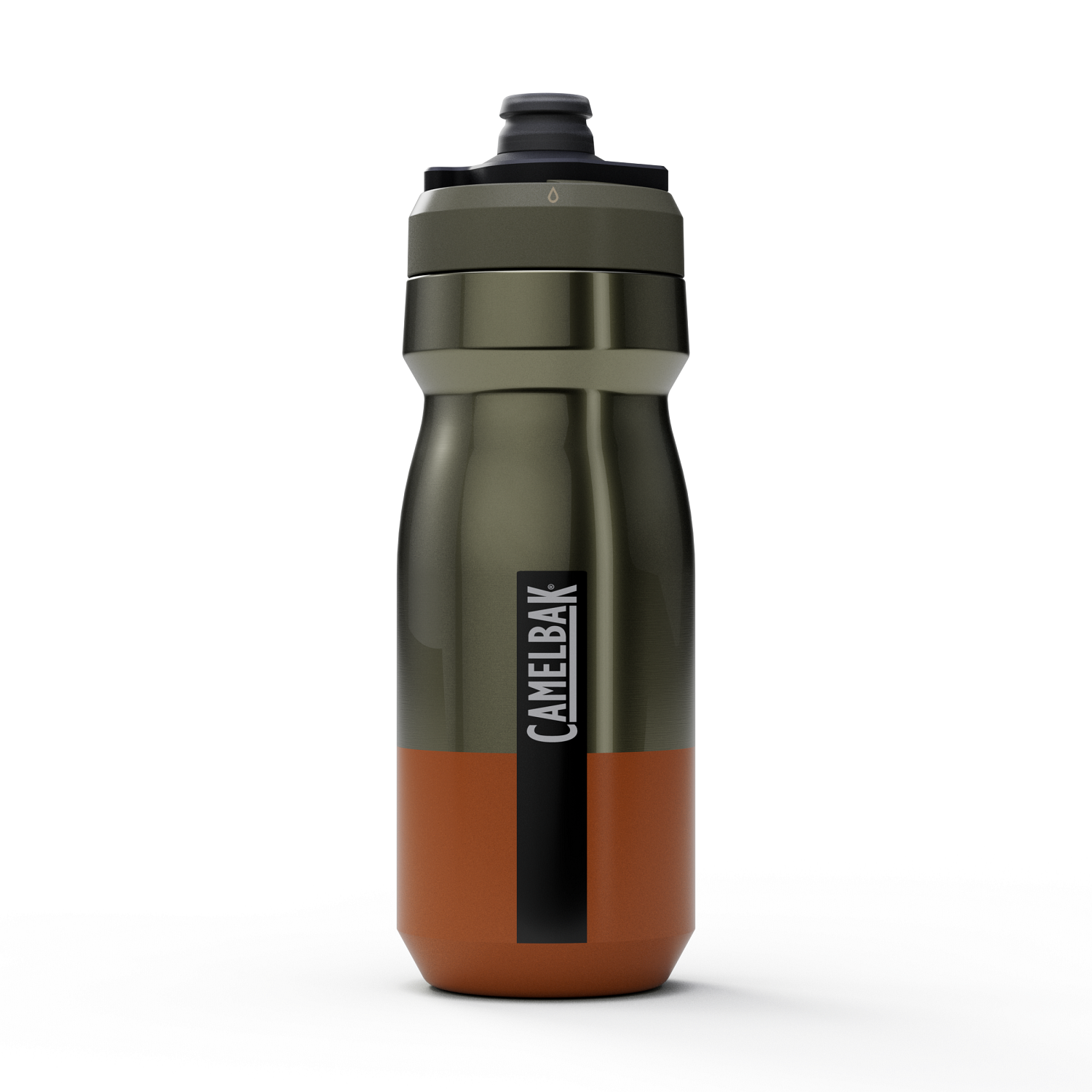 PODIUM INSULATED STEEL, 18OZ, MERCURY DESERT MOSS/RUST