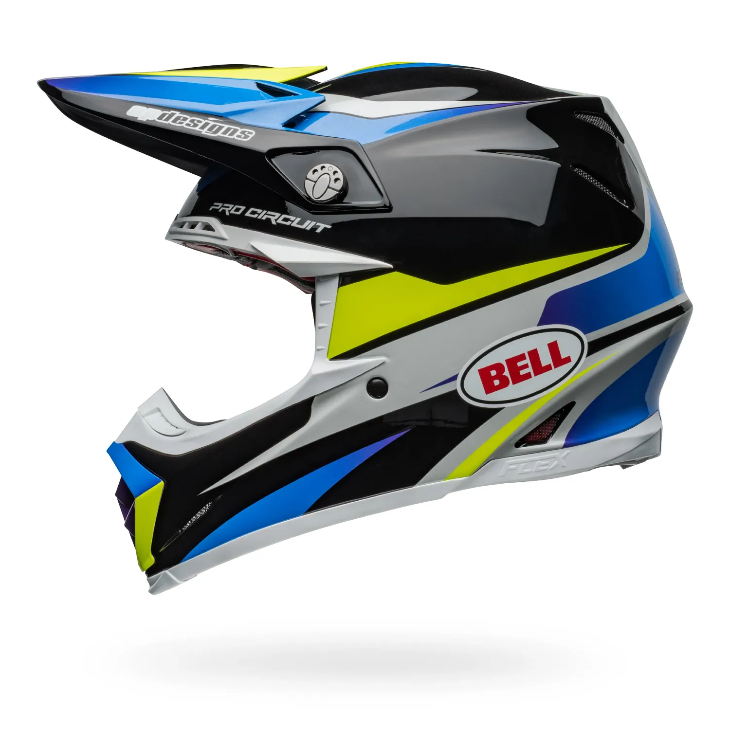 PS MOTO-9S FLEX PC 24 BK/BL XL