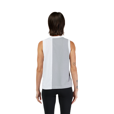 W MOTO-X BLOCKED TANK [WHT] XS