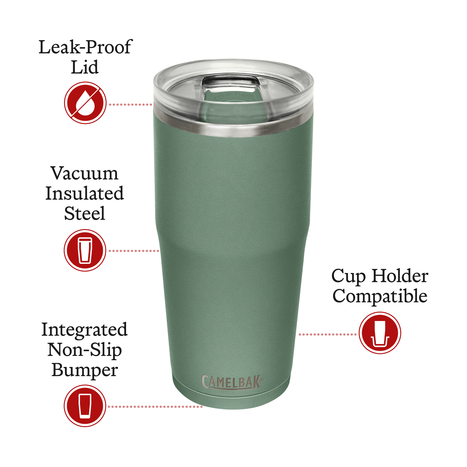 THRIVE TUMBLER, VSS 30 OZ, [MOSS] OS