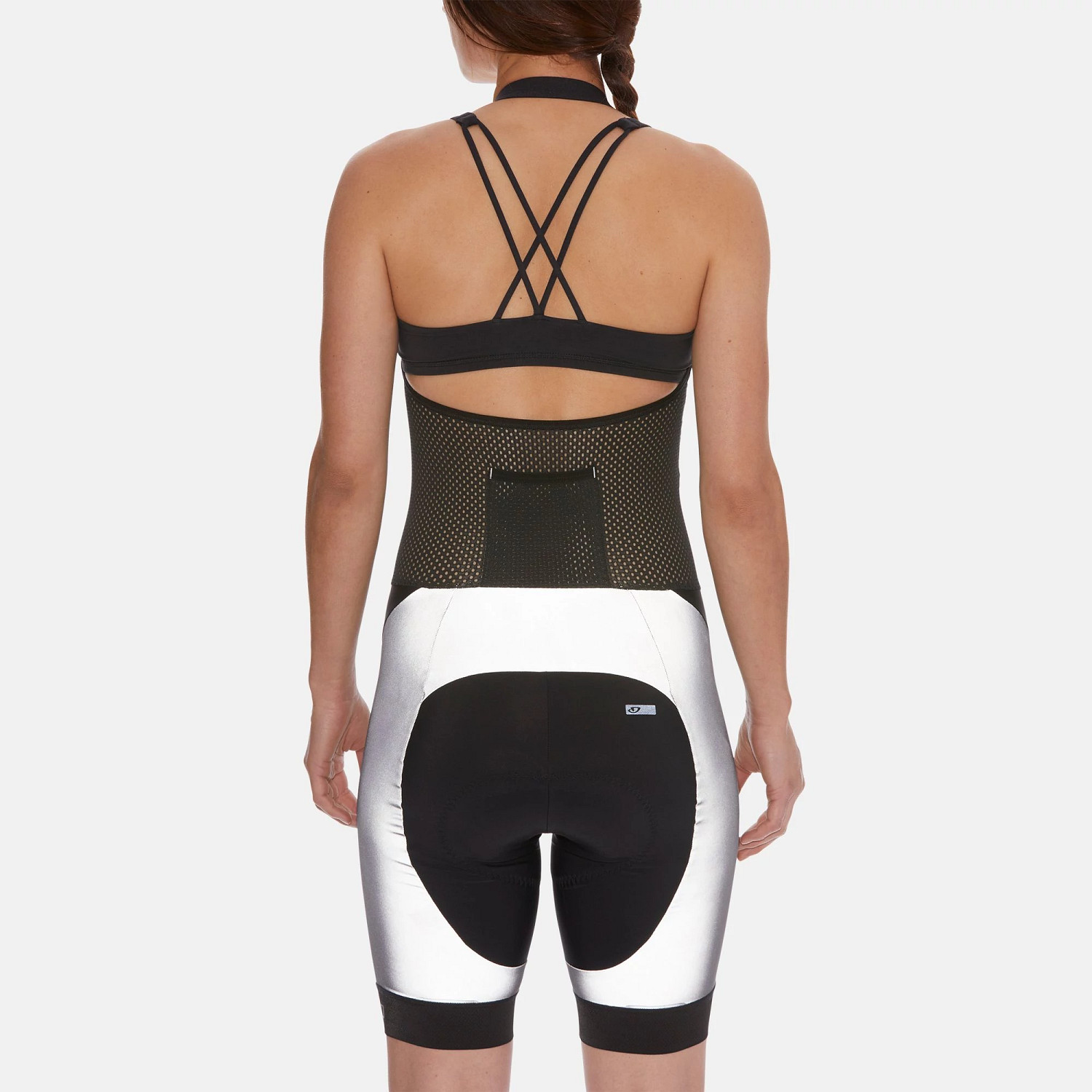 Women's Chrono Expert Reflective Halter Bib Short