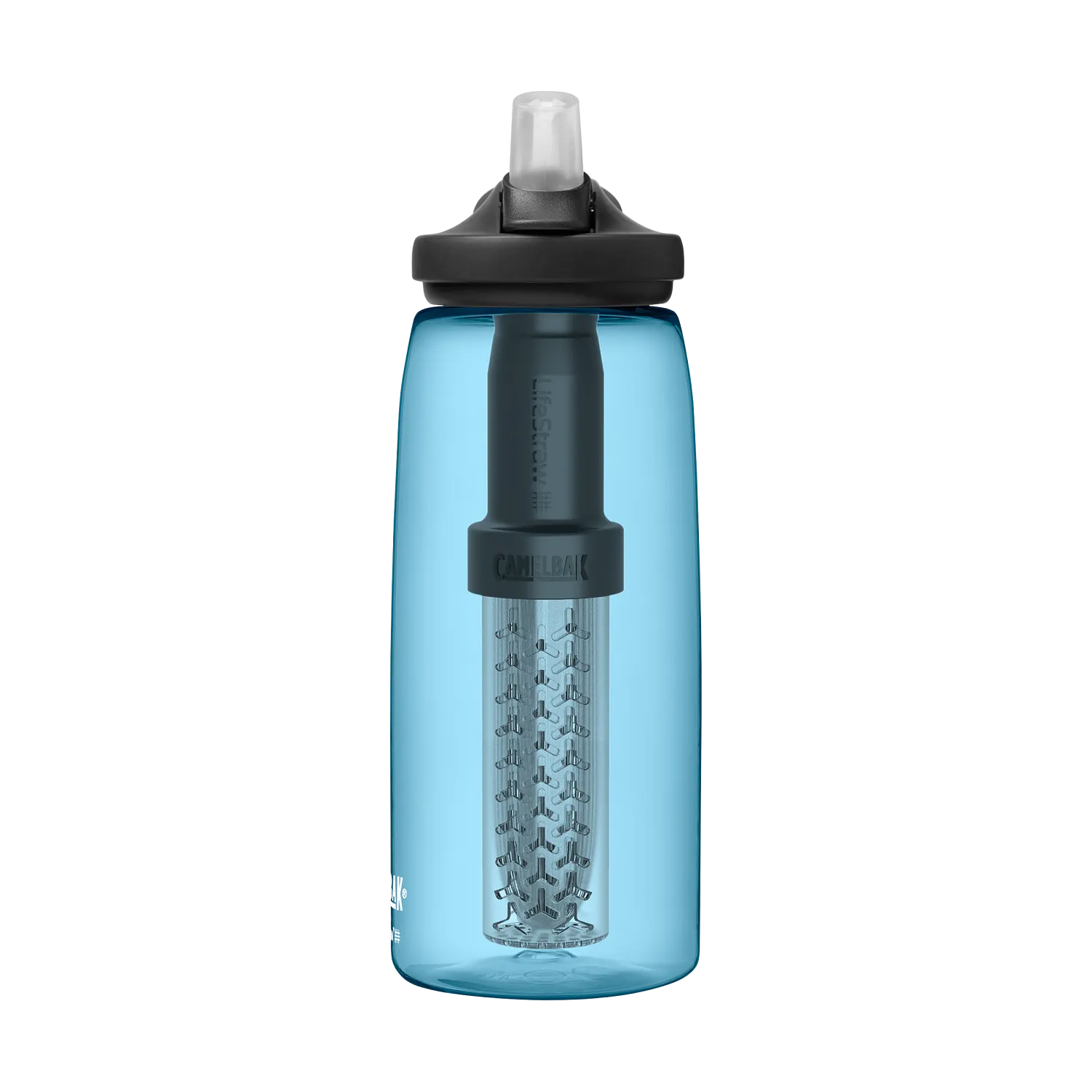 eddy+ 32oz, filtered by LifeStraw, True Blue