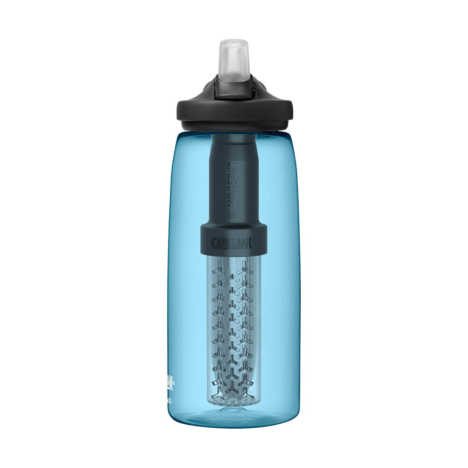 eddy+ 32oz, filtered by LifeStraw, True Blue