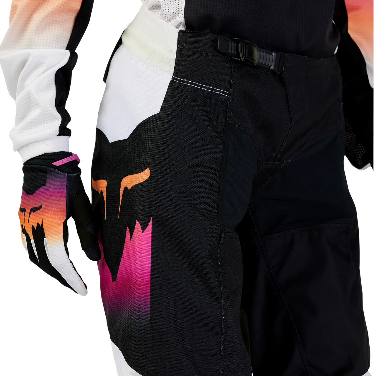 WMNS 180 FLORA PANT [BLK/PNK] 2