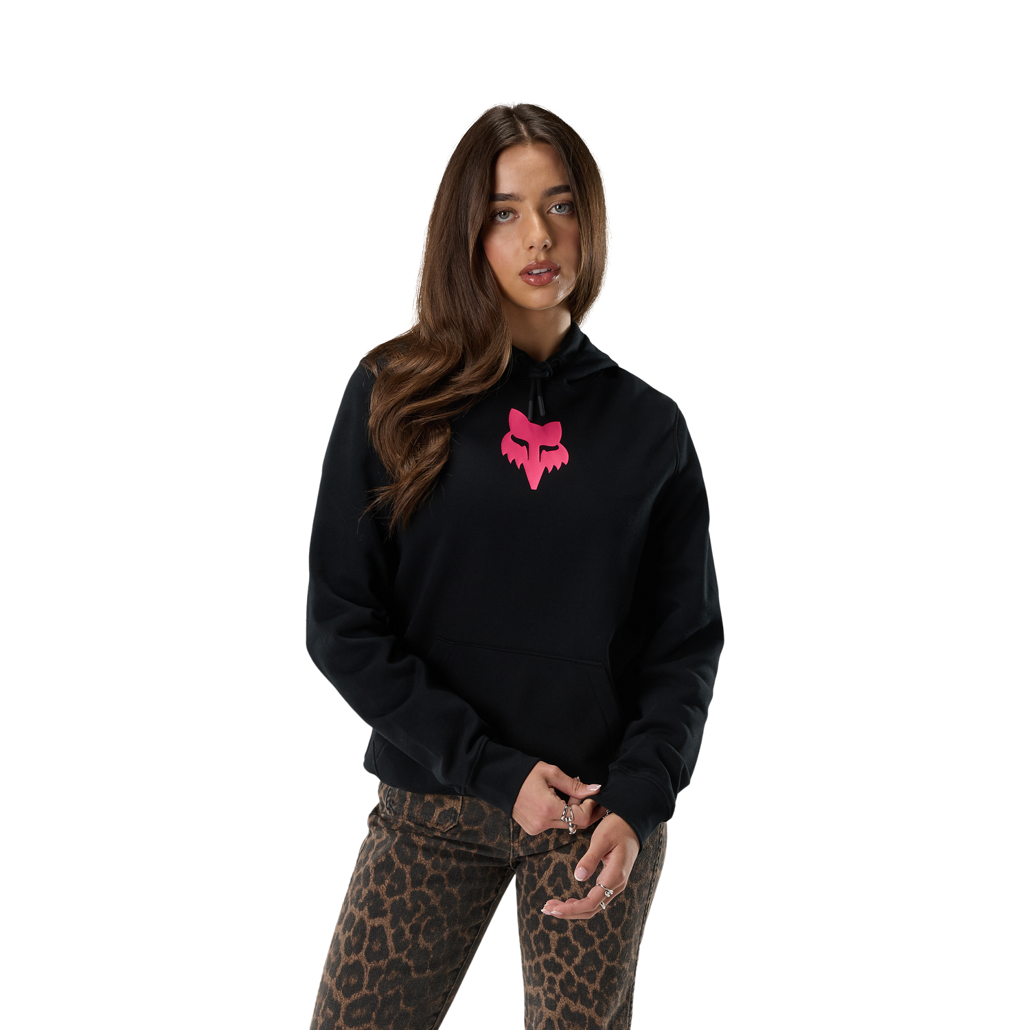 Women's F Head Fleece Pullover Hoodie
