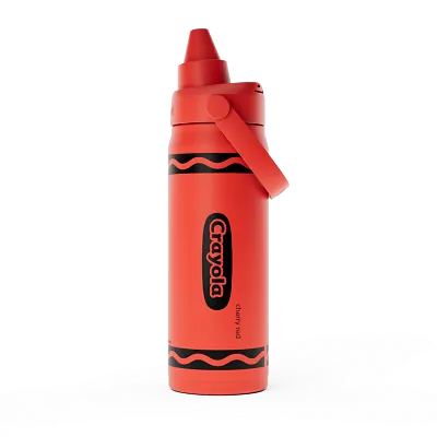 Crayola Chug 16oz Bottle, Insulated Stainless Steel
