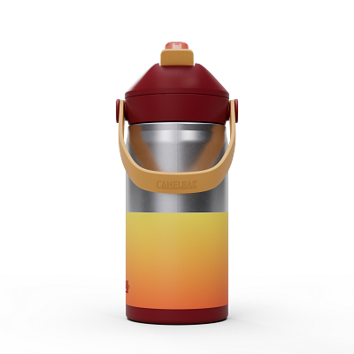 Thrive Flip Straw Kids VSS 12oz, Orange Sunset
