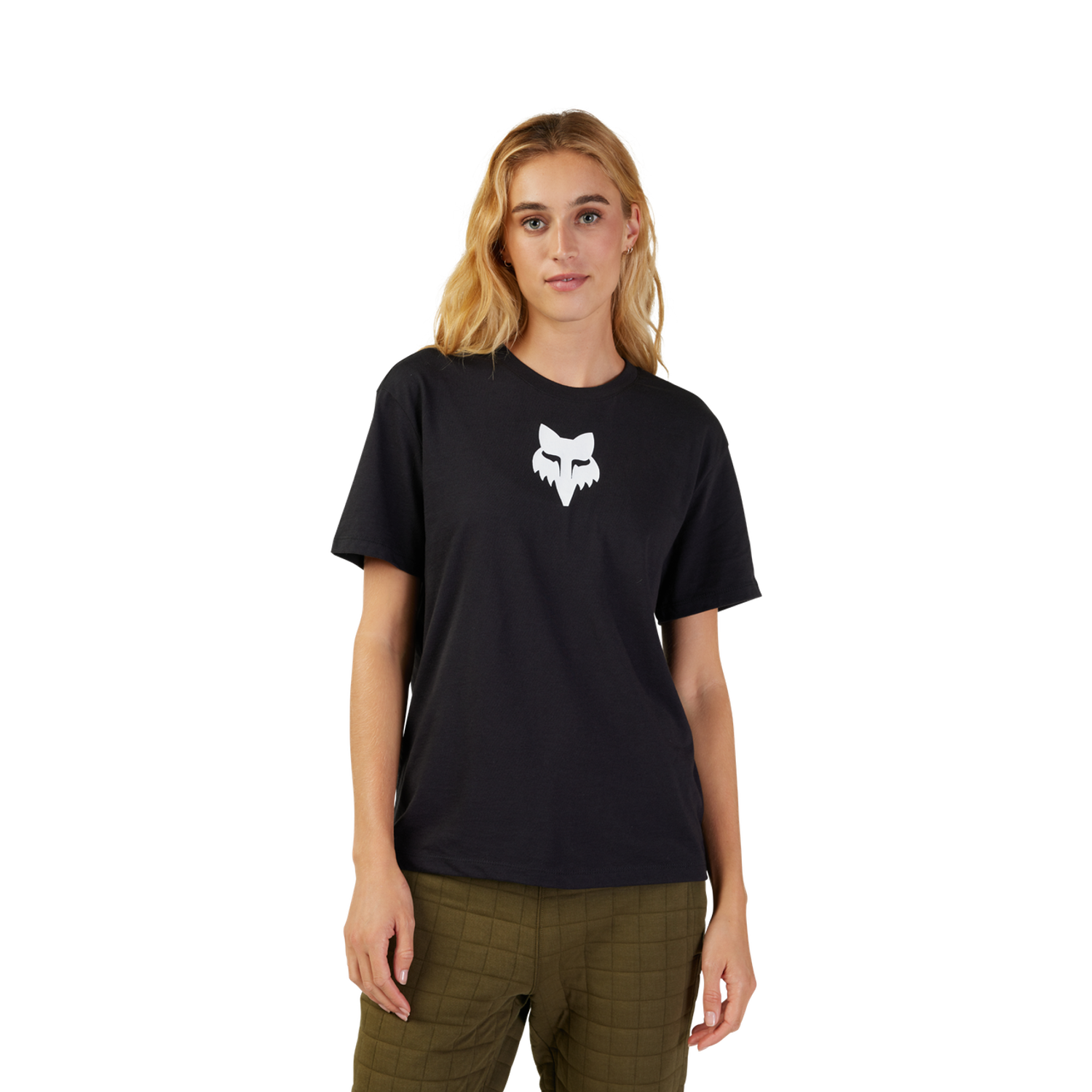 W FOX HEAD SS TEE [BLK] S
