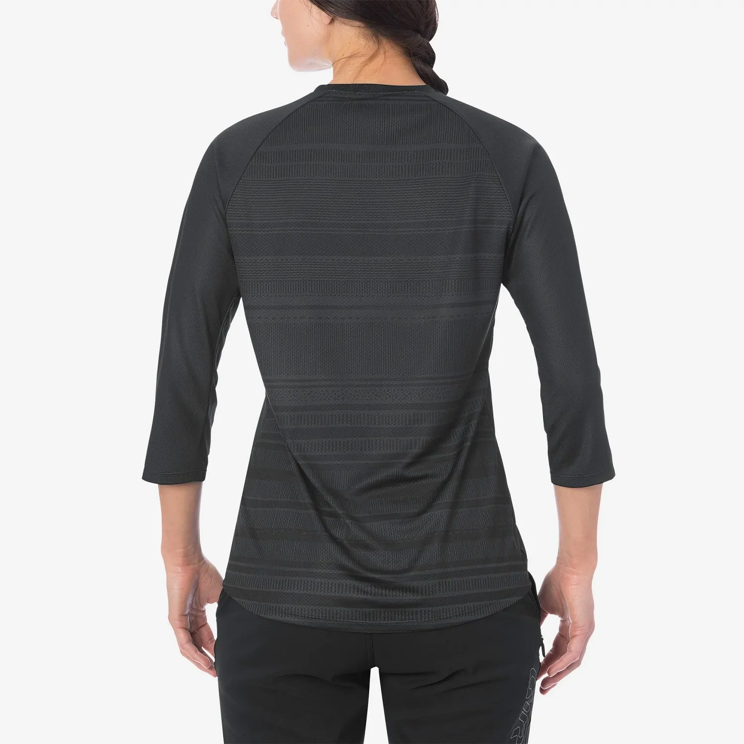 GA W ROUST 3/4 JERSEY BLK LINES XS