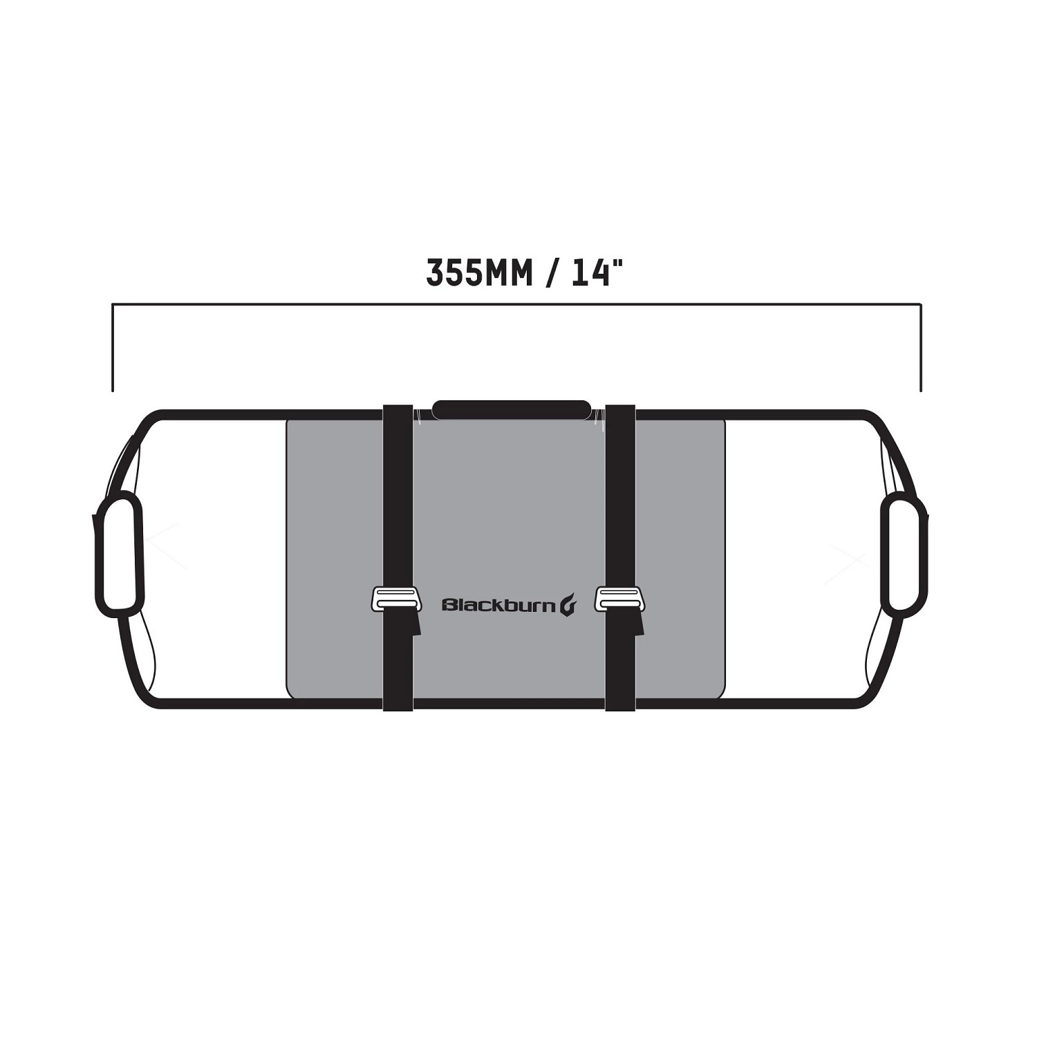 BBN OUTPOST HB ROLL W/ DRY BAG BLACK