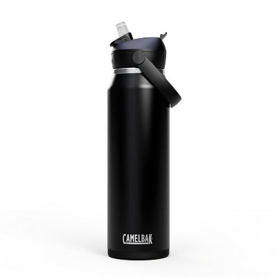 Thrive&trade; Flip Straw 32oz Bottle, Insulated Stainless Steel