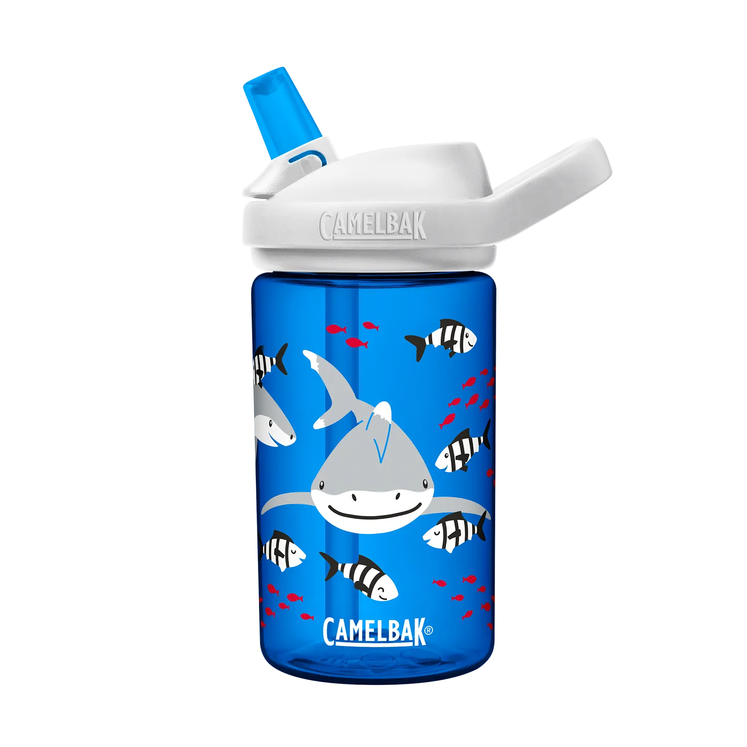 eddy+ Kids 14oz, Friendly Sharks, Spring Summer LE