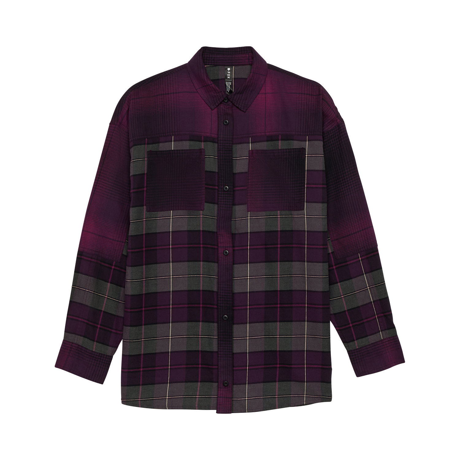 Oversized flanelshirt - Dames