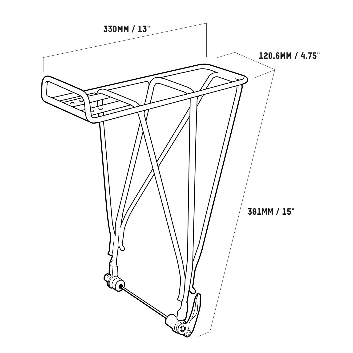 BB EX-1 EXPEDITION DISC/UNI RACK GBL