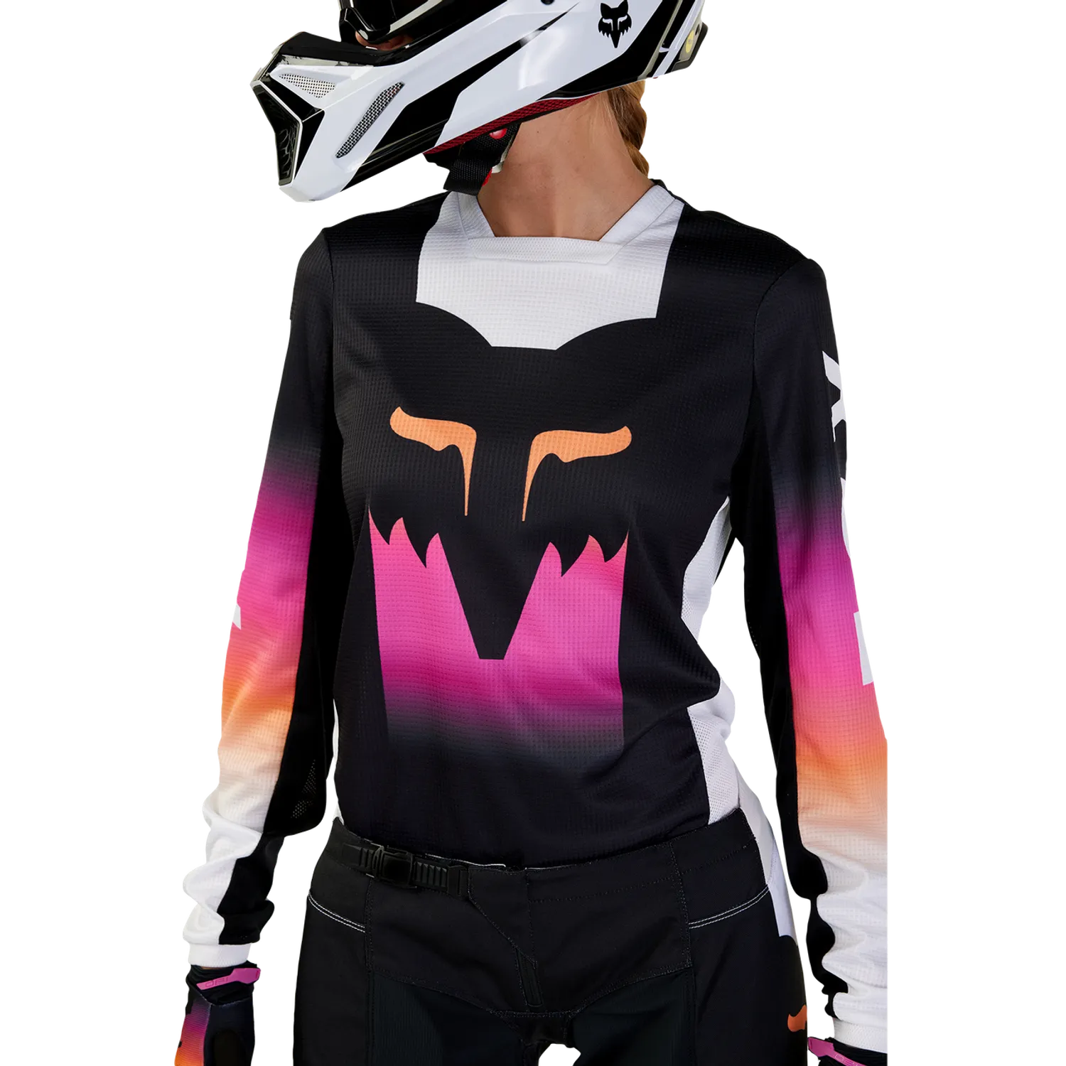 WMNS 180 FLORA JERSEY [BLK/PNK] L