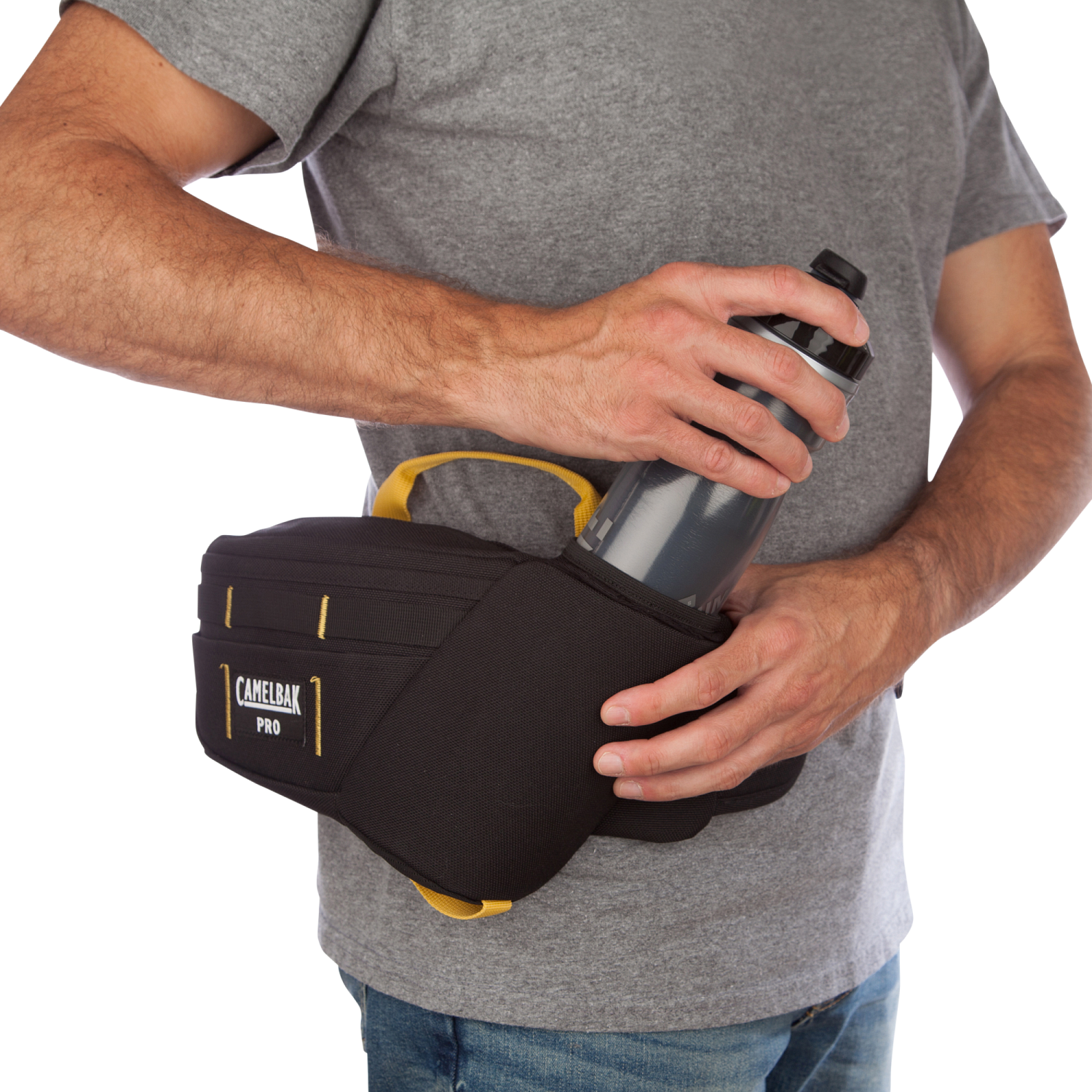 5H 21oz Zip Pocket Waist Pack, Black