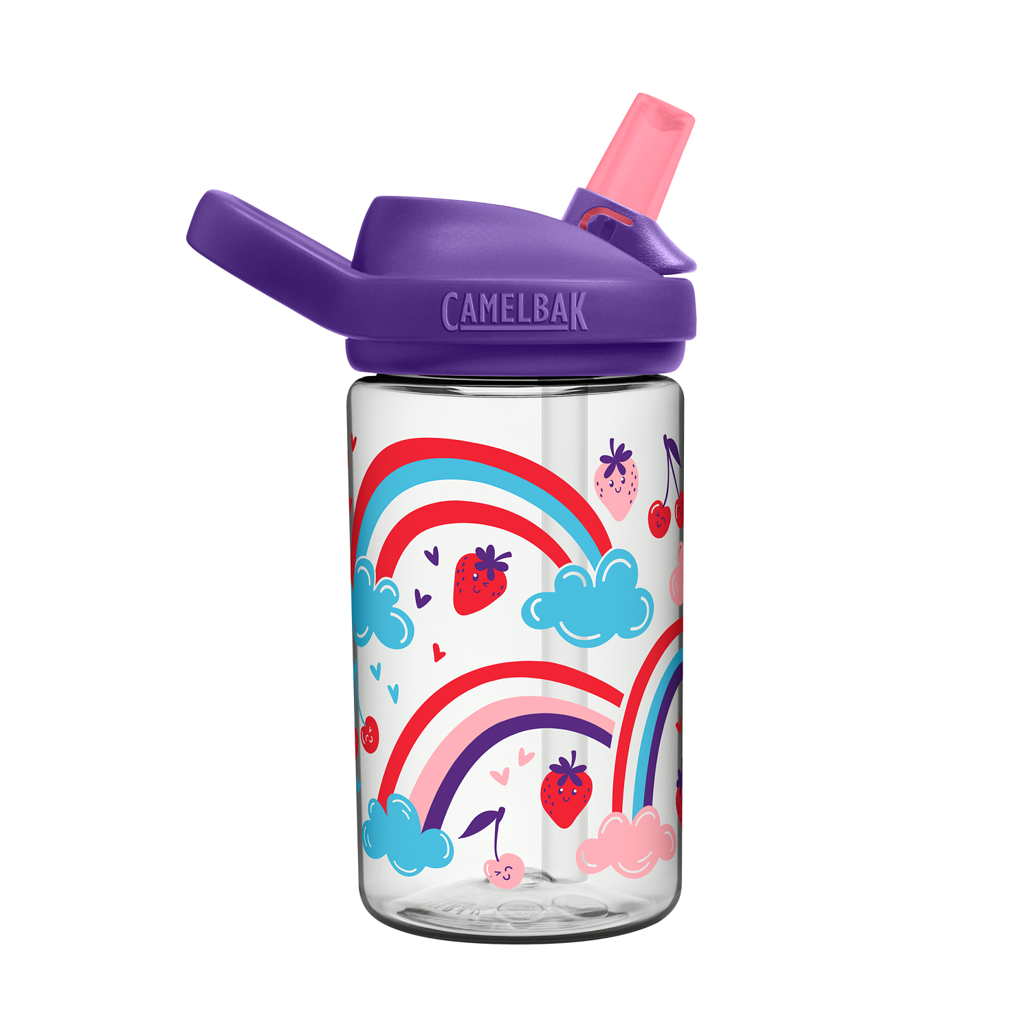 eddy+ Kids 14oz, Berry Rainbow, BTS LE