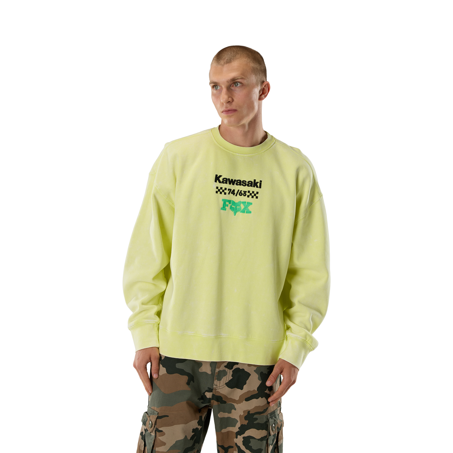 Kawasaki Heavyweight Crew Sweatshirt