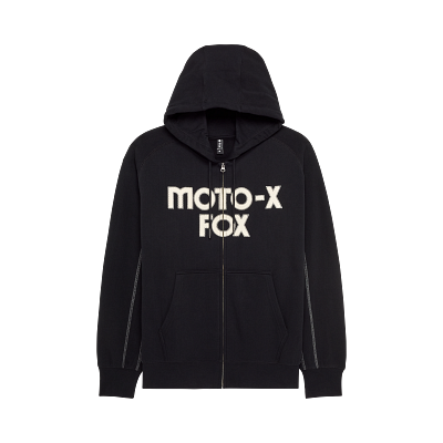 Moto-X oversized h&aelig;ttetr&oslash;je med lynl&aring;s