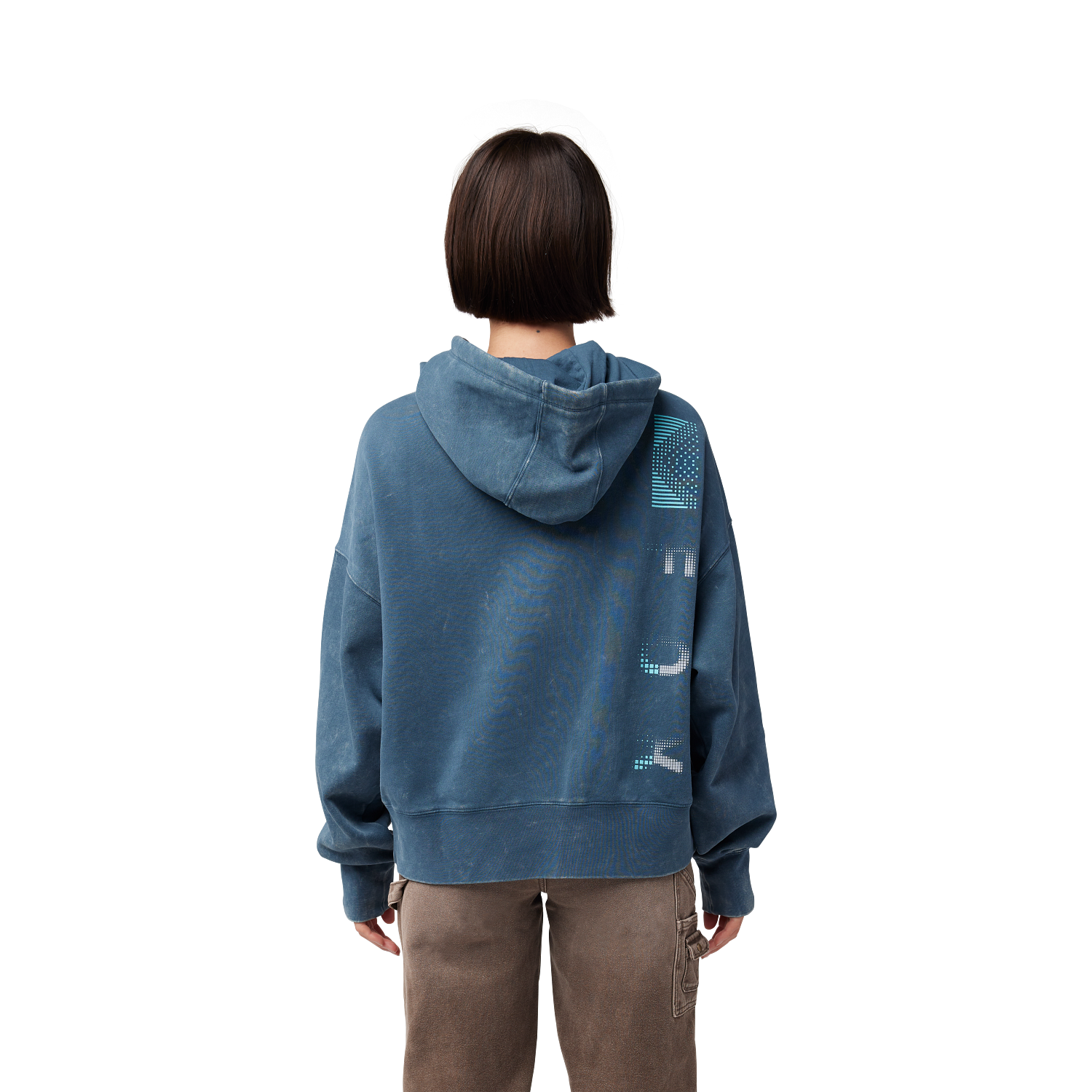 Womens Throttle Oversized Pullover Hoodie