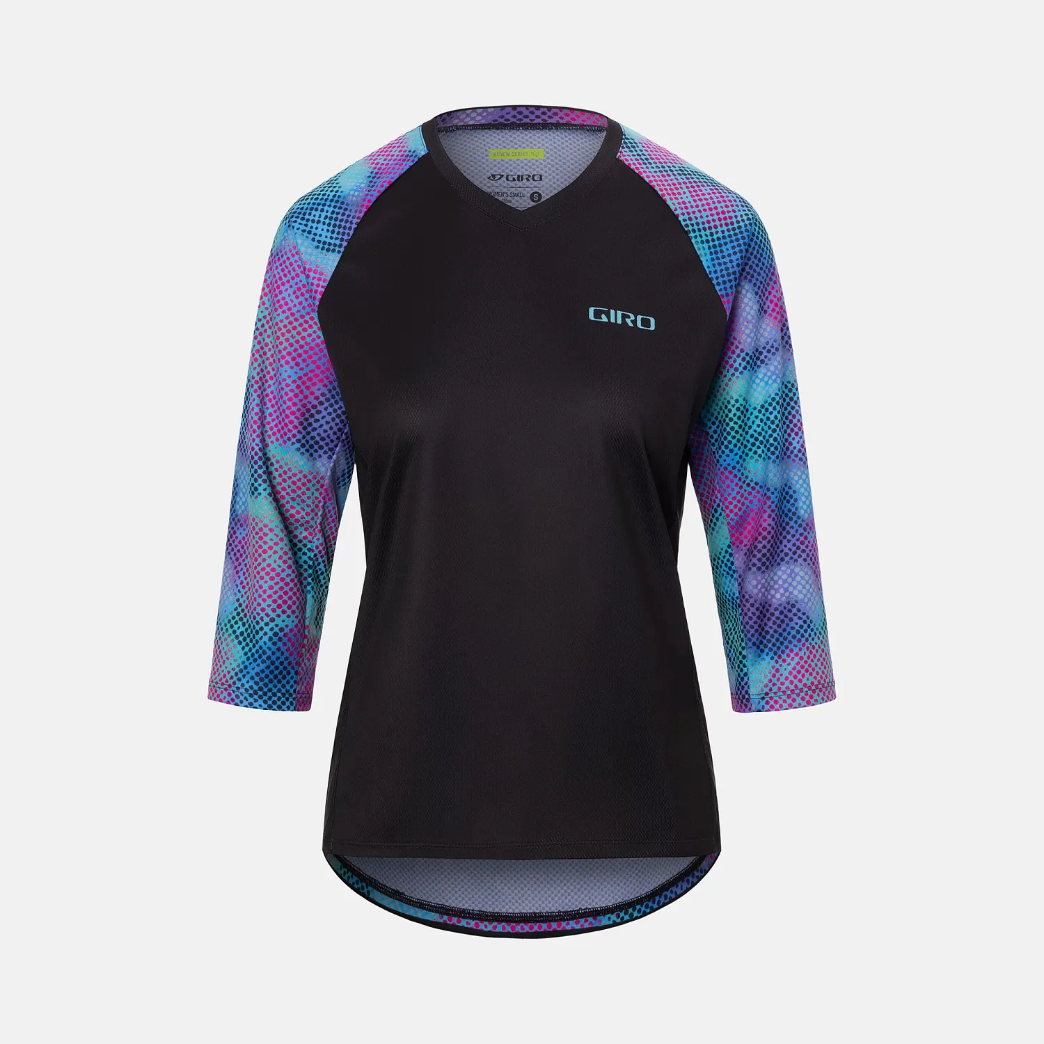 GA W ROUST 3/4 JERSEY BLK CHROMADOT XS