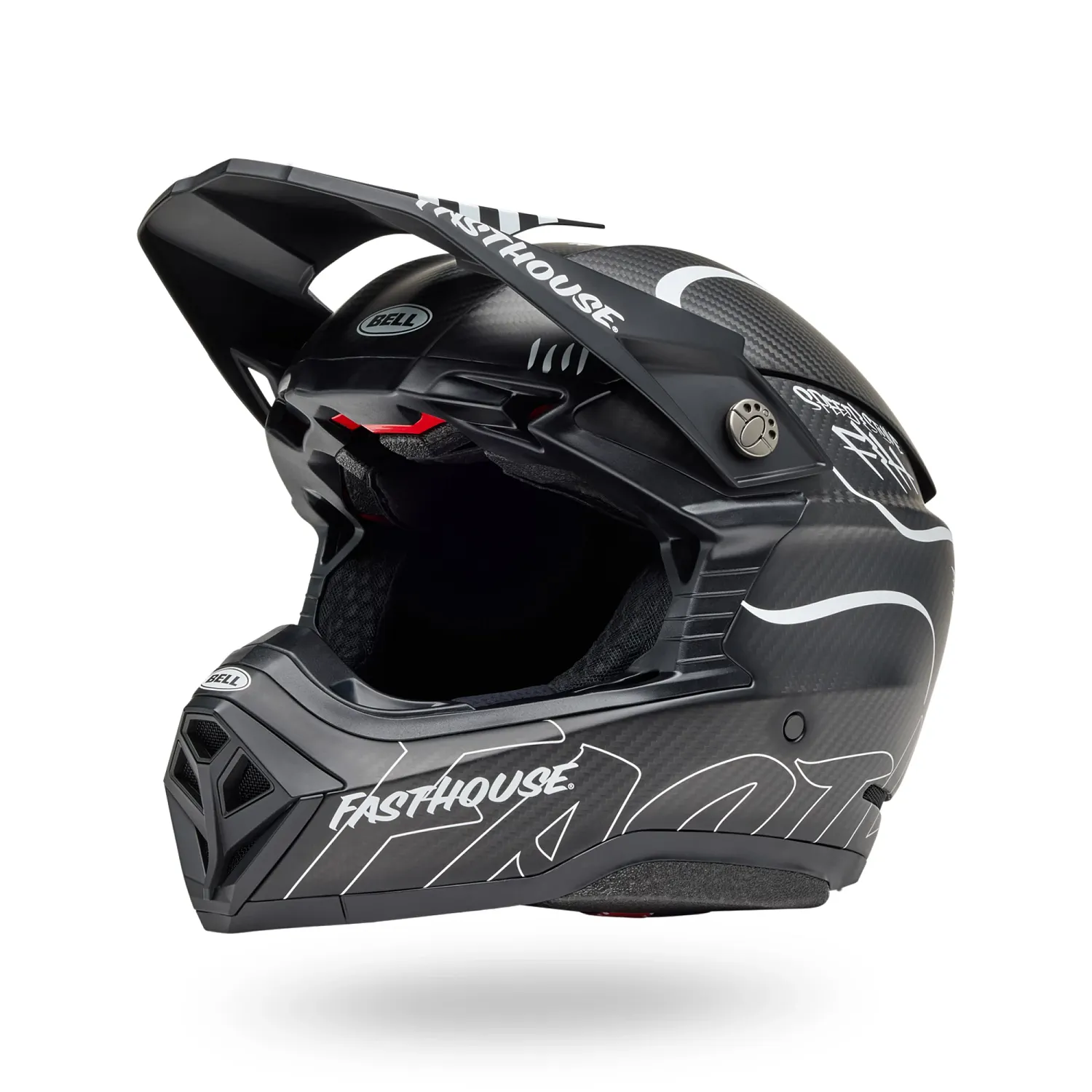 PS MOTO-10 SPHR FH RAVEN MT BK/WH S