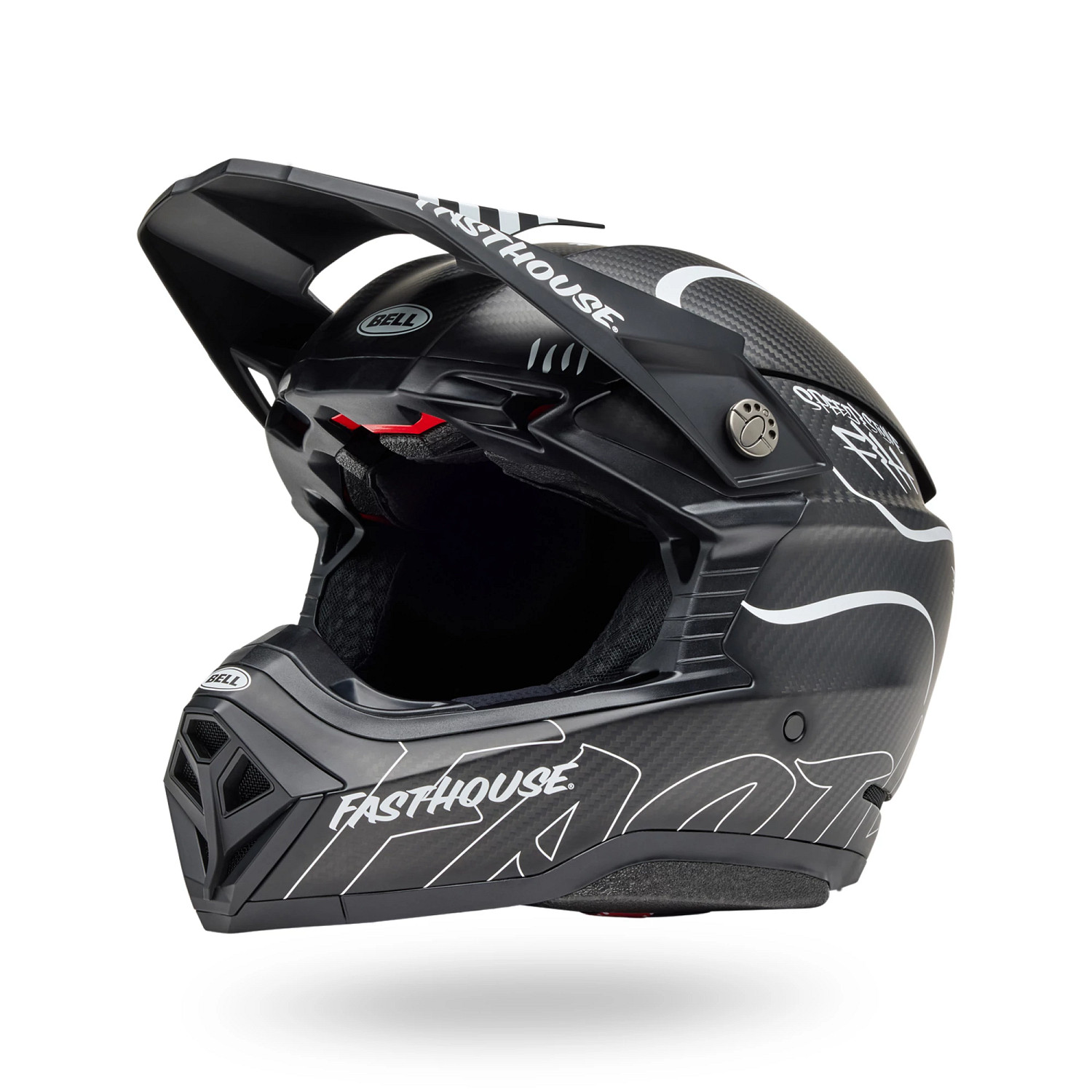 PS MOTO-10 SPHR FH RAVEN MT BK/WH L