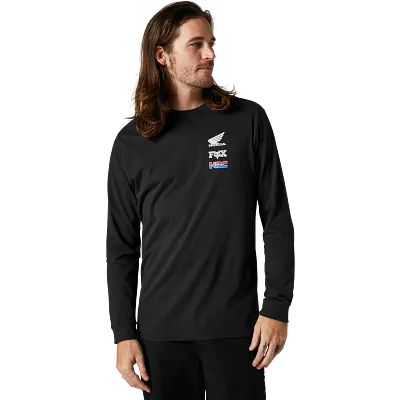 Camiseta Premium de Manga Larga Honda Wing