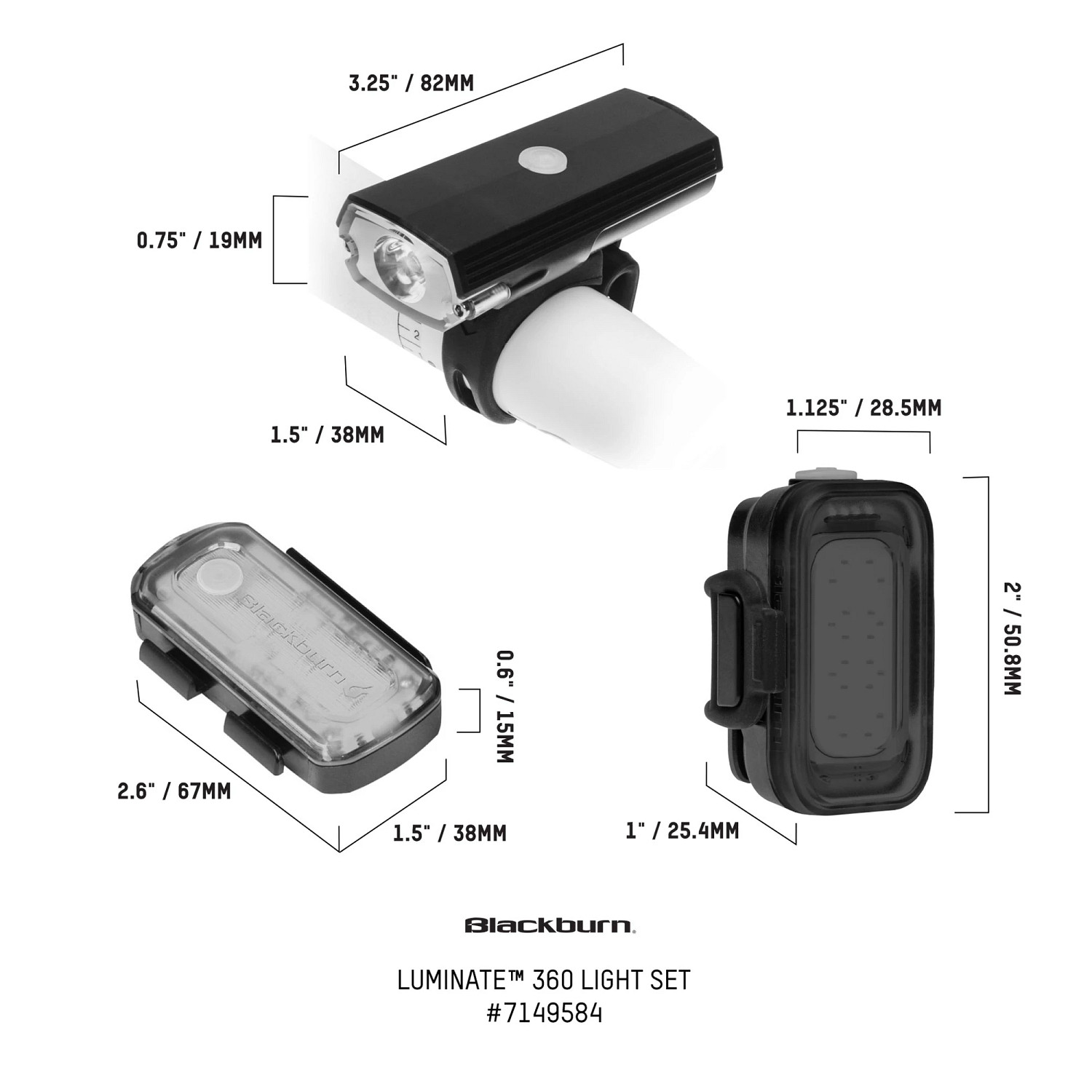 BBN LUMINATE 360 LIGHT SET