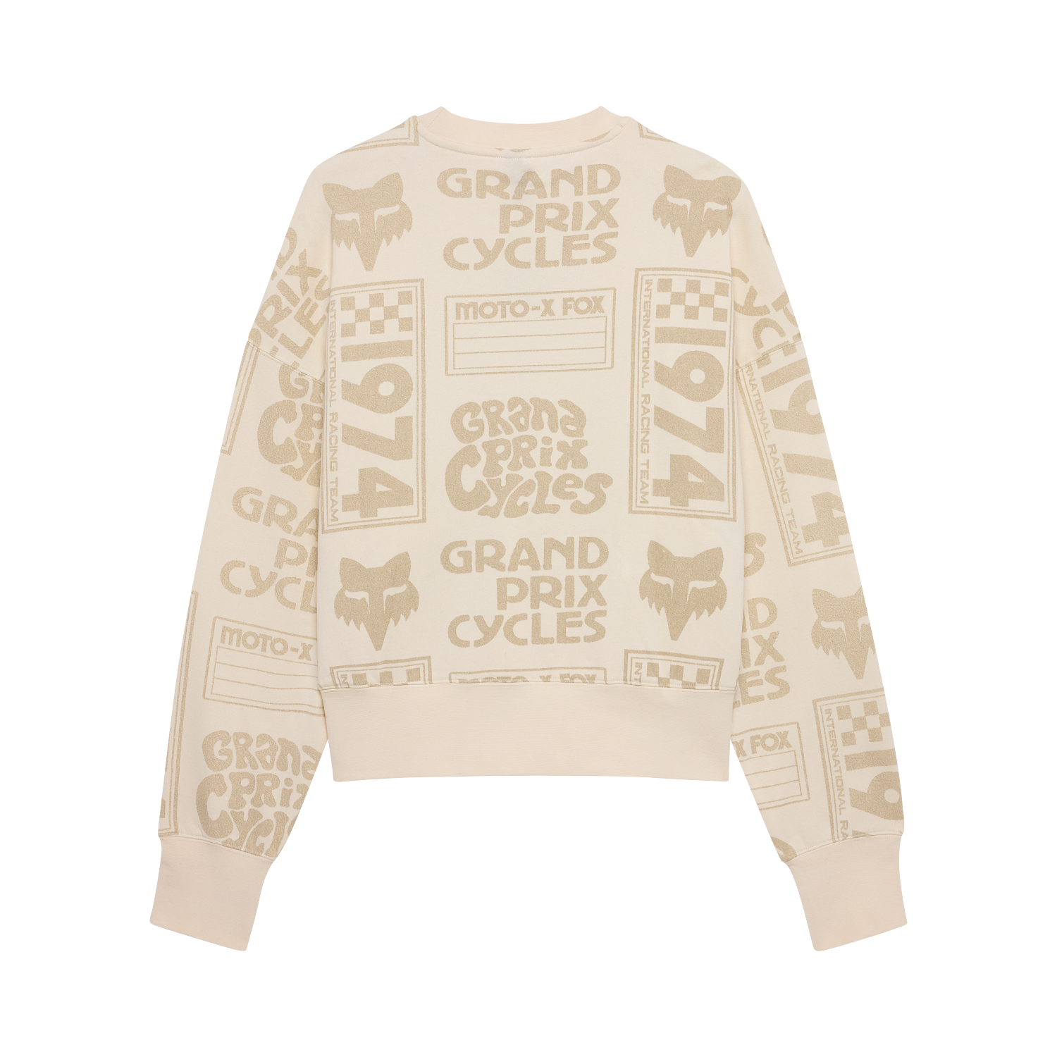 W CIRCA 74 OVERSIZED FLC CREW [OFF WHT] M