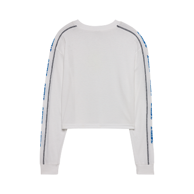 T-shirt crop manches longues Image Phantom Femme